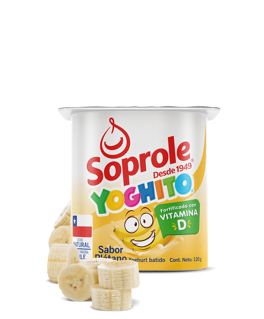 Yoghurt Yoghito Soprole Plátano 120 Gr