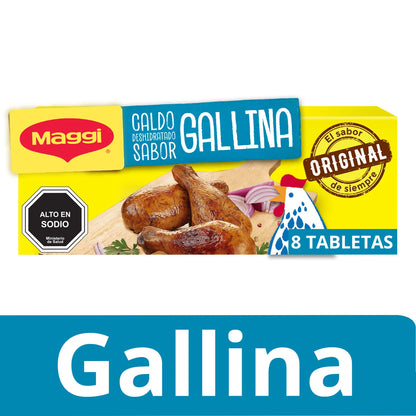 Caldo Sabor Gallina 8 Un Maggi 80 Gr