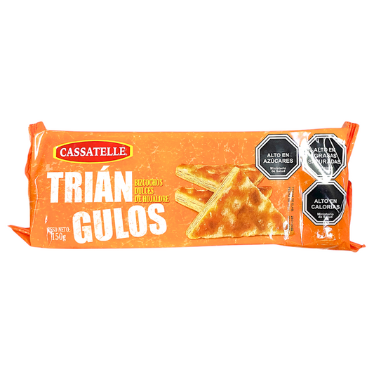 Bizcochos Dulces de Hojaldre Triángulos Cassatelle 150 g