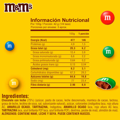 Chocolate De Leche Mini M&M 31 Gr