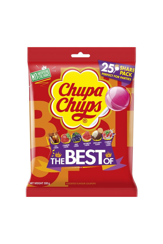 Chupa Chups 25 Un The Best Of Lollipops 300 Gr