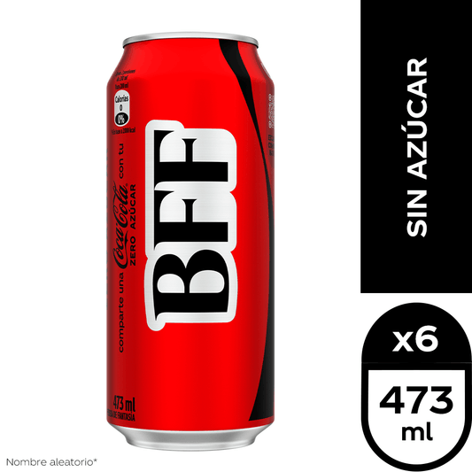 Pack 6un Coca-Cola Zero Azúcar 473 ml