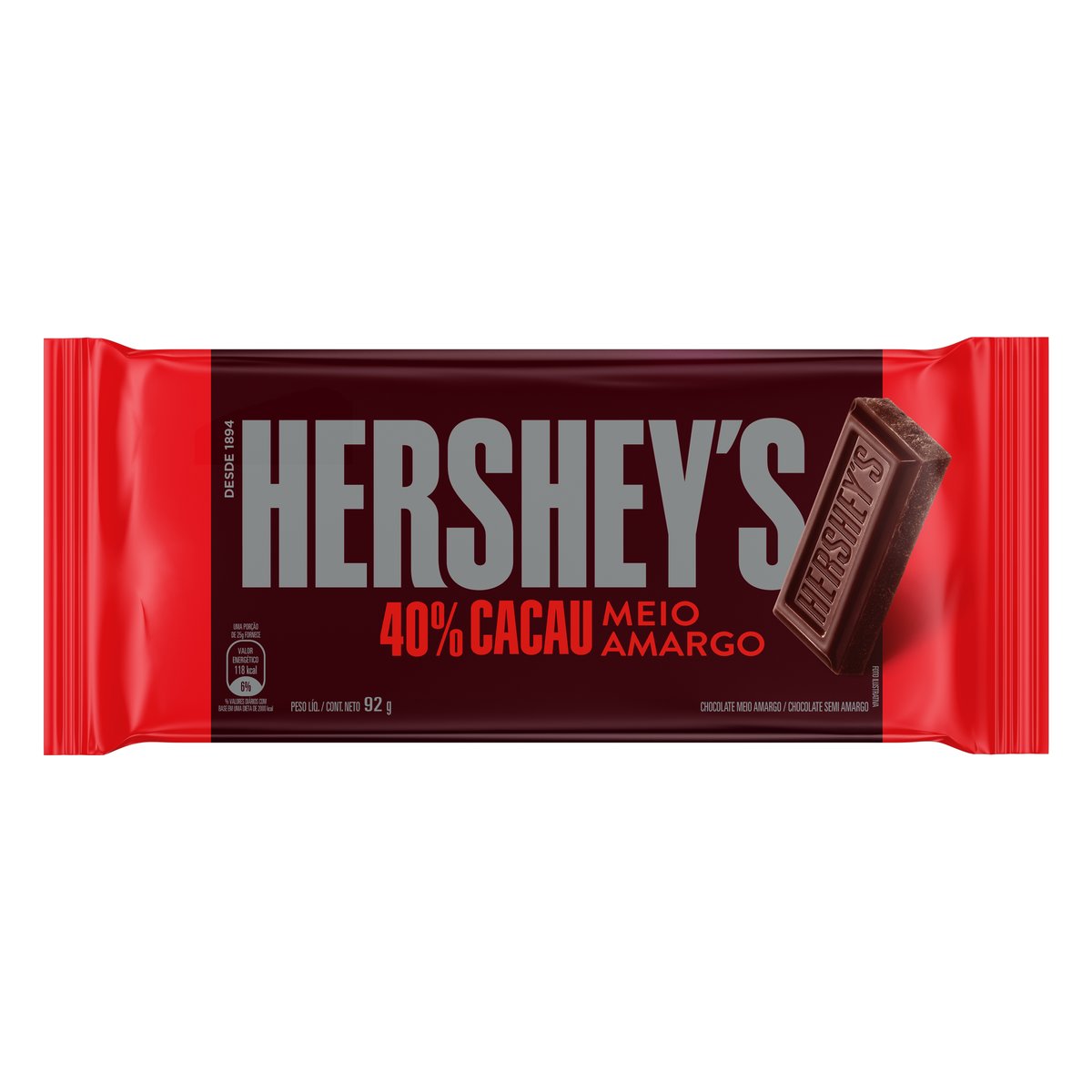Chocolate Hershey's 40% Cacao 92g