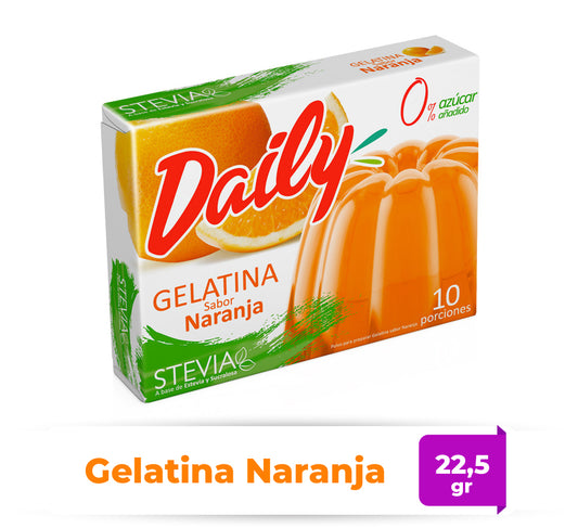 Gelatina Naranja Daily 22 Gr