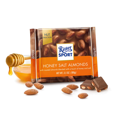 Chocolate Ritter Sport Honey Sea-Salt Almonds 100g