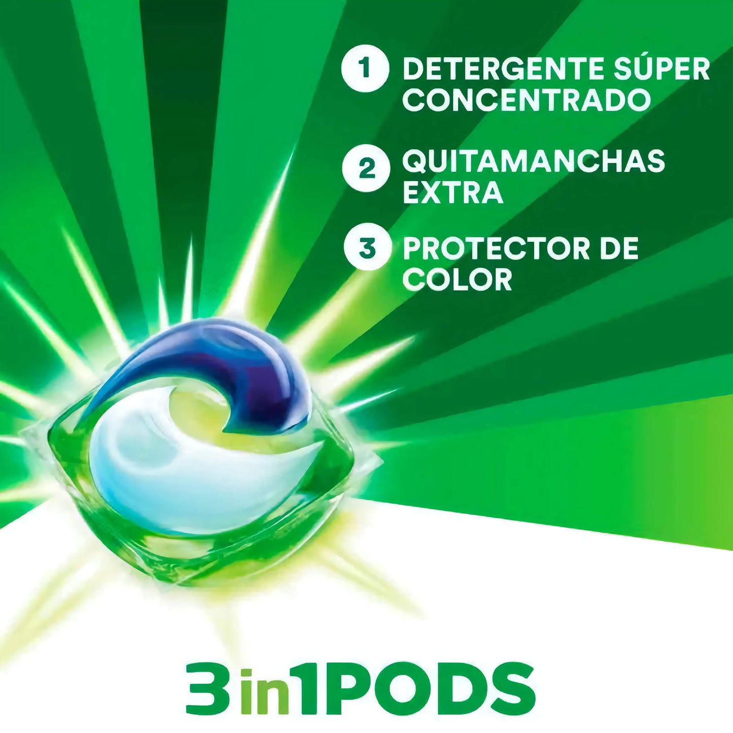 Detergente Cápsulas Ariel Pods 57 Un