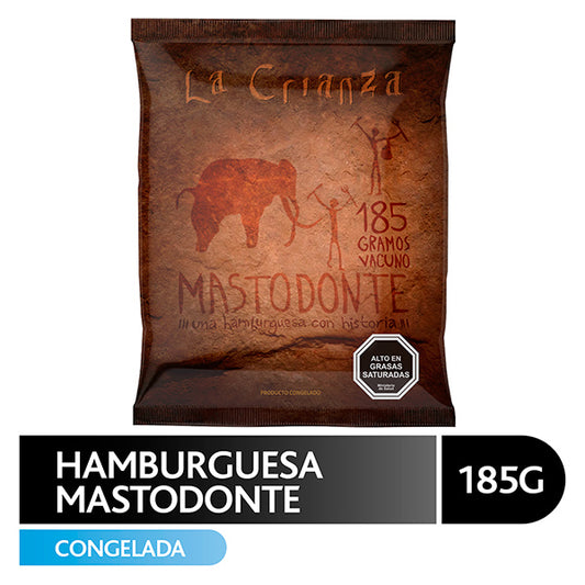Hamburguesa de Vacuno Mastodonte La Crianza 185g