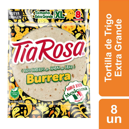 Tortillas Burrera 8 Un Tía Rosa 400 Gr