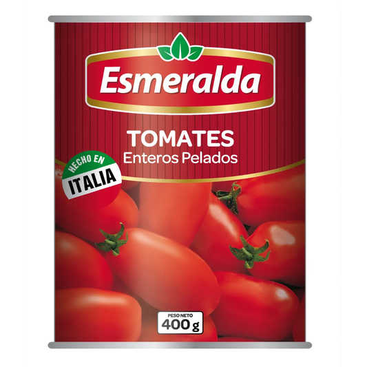 Tomates Enteros Pelados Esmeralda 400 Gr