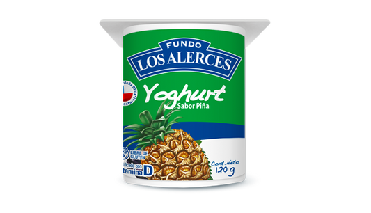 Yoghurt Los Alerces Piña 120 Gr