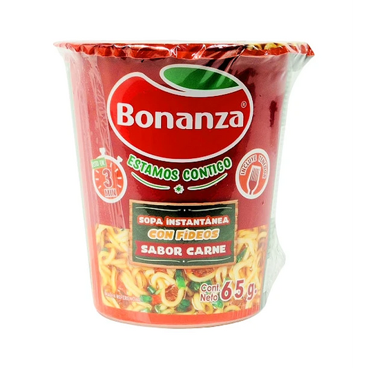 Sopa Instantánea Sabor Carne Bonanza 65 Gr