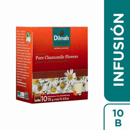 Té Pure Camomilla Dilmah 10 Un