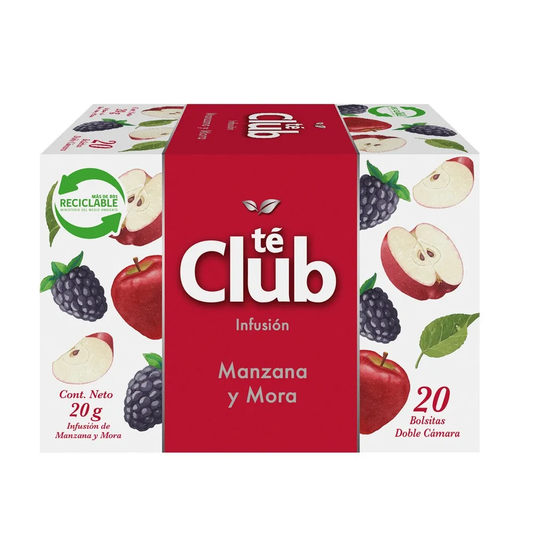 Té Club Manzana Mora 20 Un