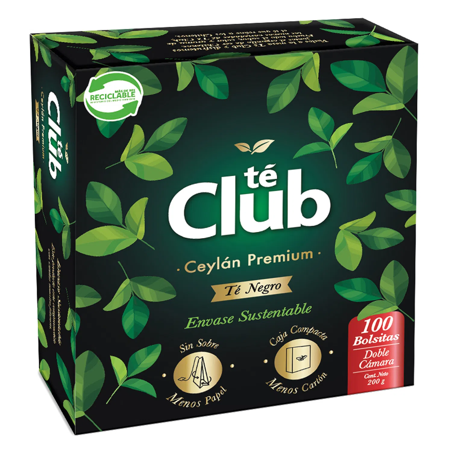 Té Ceylán Premium Club 100 Un