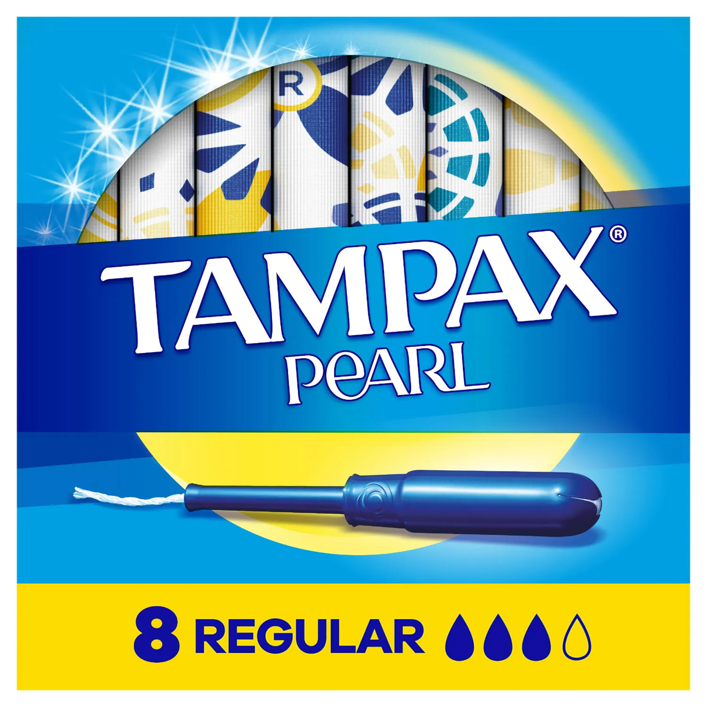 Tampones Absorbentes Tampax Pearl Regular 8 Un
