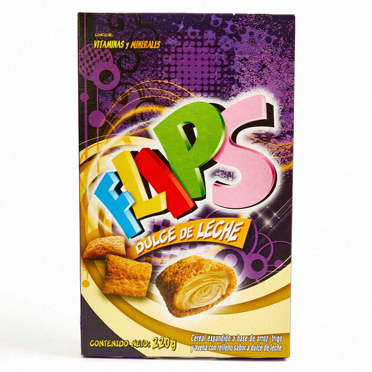 Cereal Flips Dulce de Leche 220 g