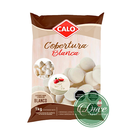Cobertura Chocolate Blanco Calo 1 Kg