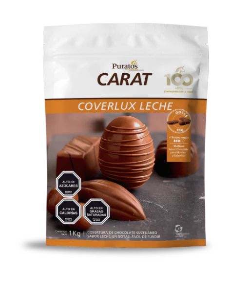 Cobertura Chocolate Leche Carat 1 Kg