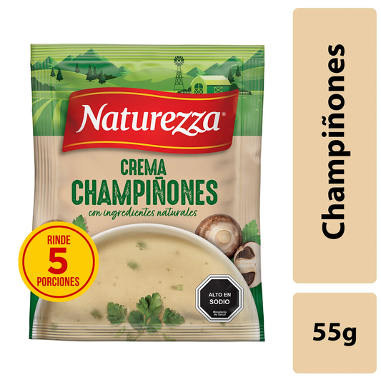 Crema Champiñones Naturezza 55 Gr
