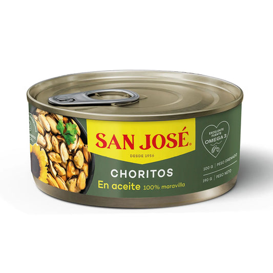 Choritos San José Aceite 190 Gr