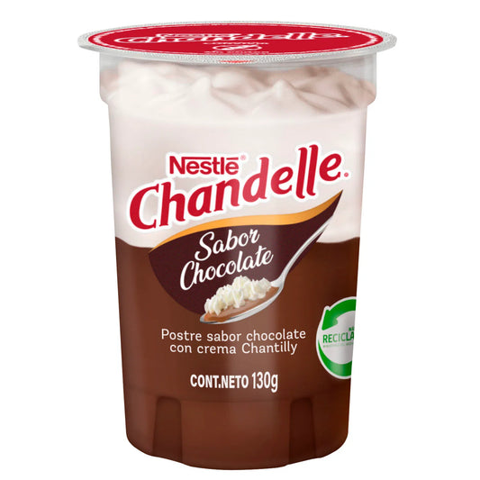 Chandelle Sabor Chocolate con Crema 130 Gr