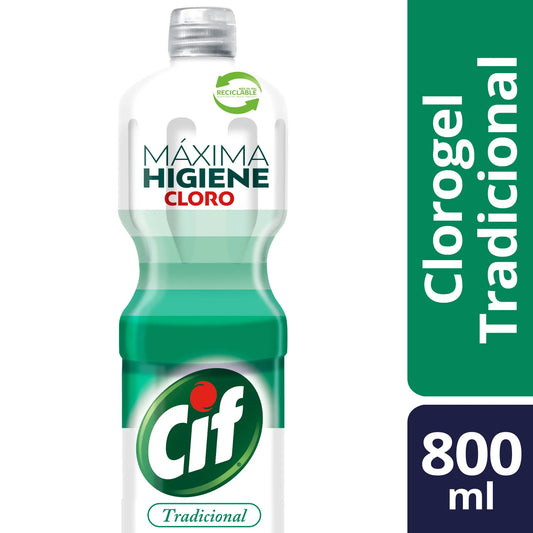 Cloro Gel Cif Tradición 800 Ml