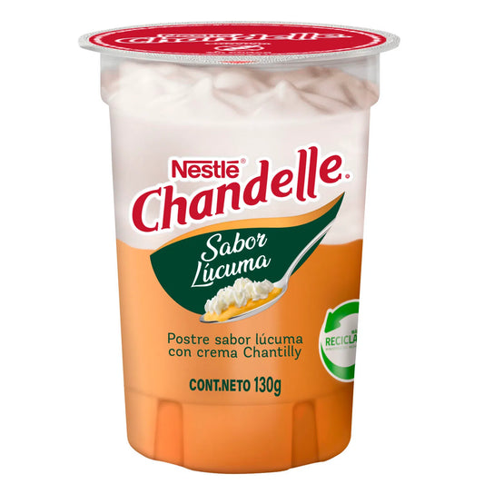 Postre Chandelle Crema Sabor Lúcuma 130 Gr
