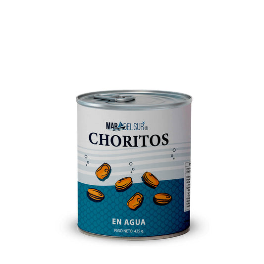 Choritos Mar Del Sur Agua 425 Gr
