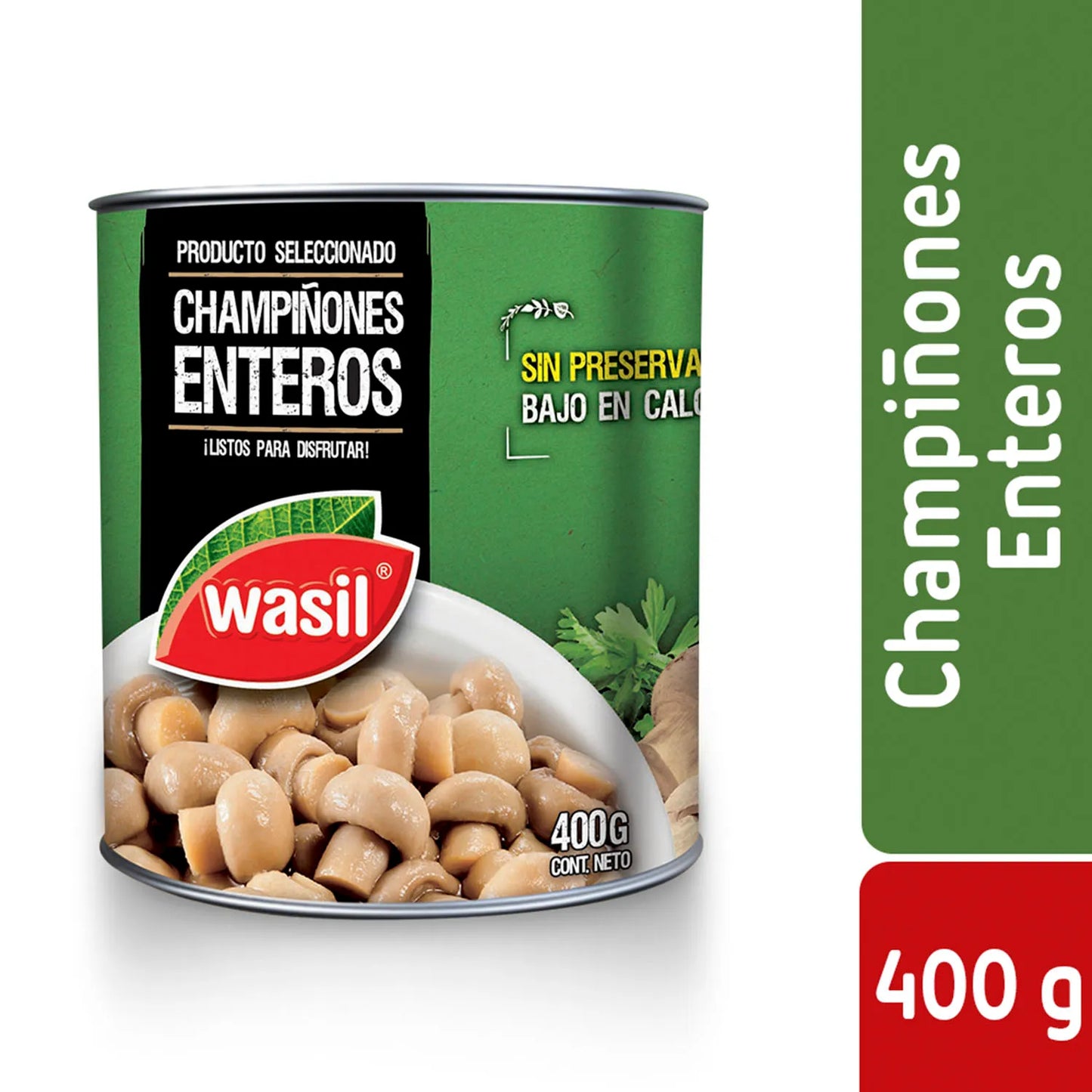 Champiñón Enteros Wasil 400 Gr