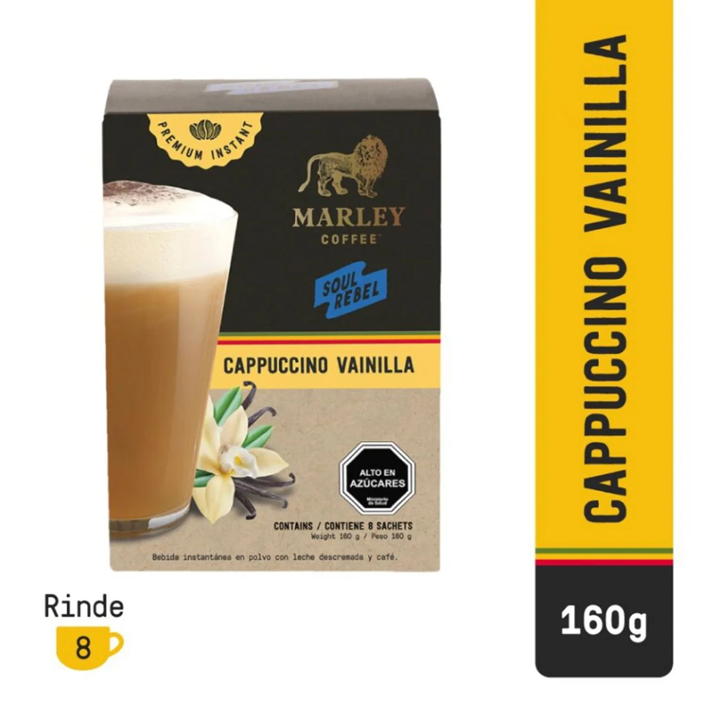 Café Cappuccino Vainilla Marley 8 Un