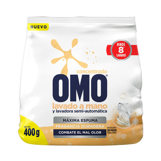 Detergente En Polvo Omo Lavado a Mano 400g