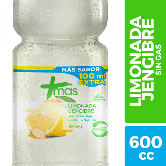 Agua Cachantun Mas Limonada Jengibre 600 Ml