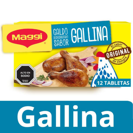 Caldo Sabor Gallina 12 Un Maggi 132 Gr