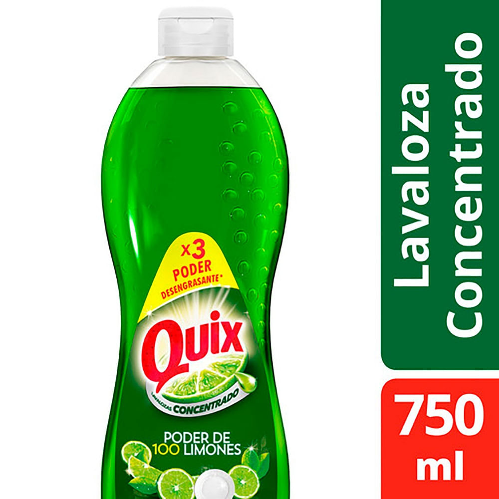 Quix Turbo Desengrasante Limón 750 Ml