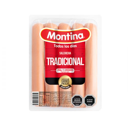 Vienesa Montina Tradición 250 Gr