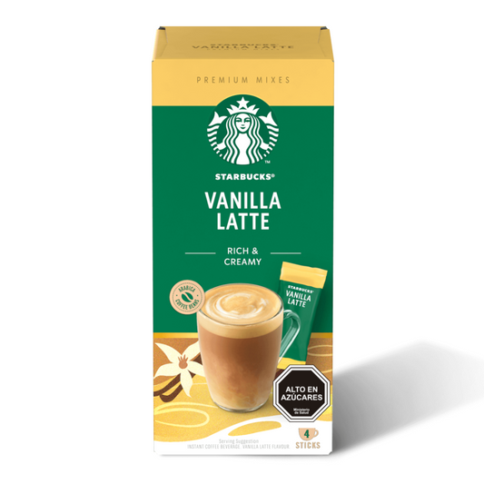 Café Starbucks Vanilla Latte 4 Un