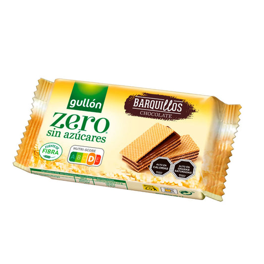 Barquillos Chocolate Sin Azúcar Gullón 60 Gr