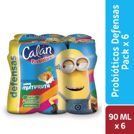 Bebida Láctea Probióticos Multifruta Calán 540 Gr