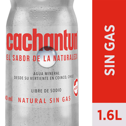 Agua Mineral Sin Gas Cachantun 1.6 Lt