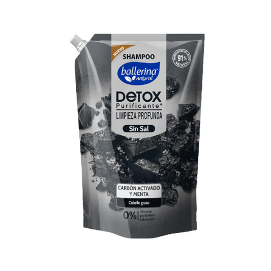 Shampoo Detox Carbon Activado Ballerina 1000 Ml