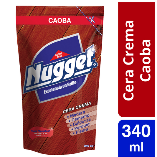 Cera en Crema Caoba Nugget 340 Ml